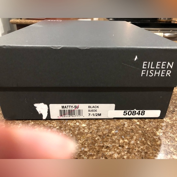 Eileen Fisher Suede Matty Sandals Size 7.5 - Picture 8 of 8